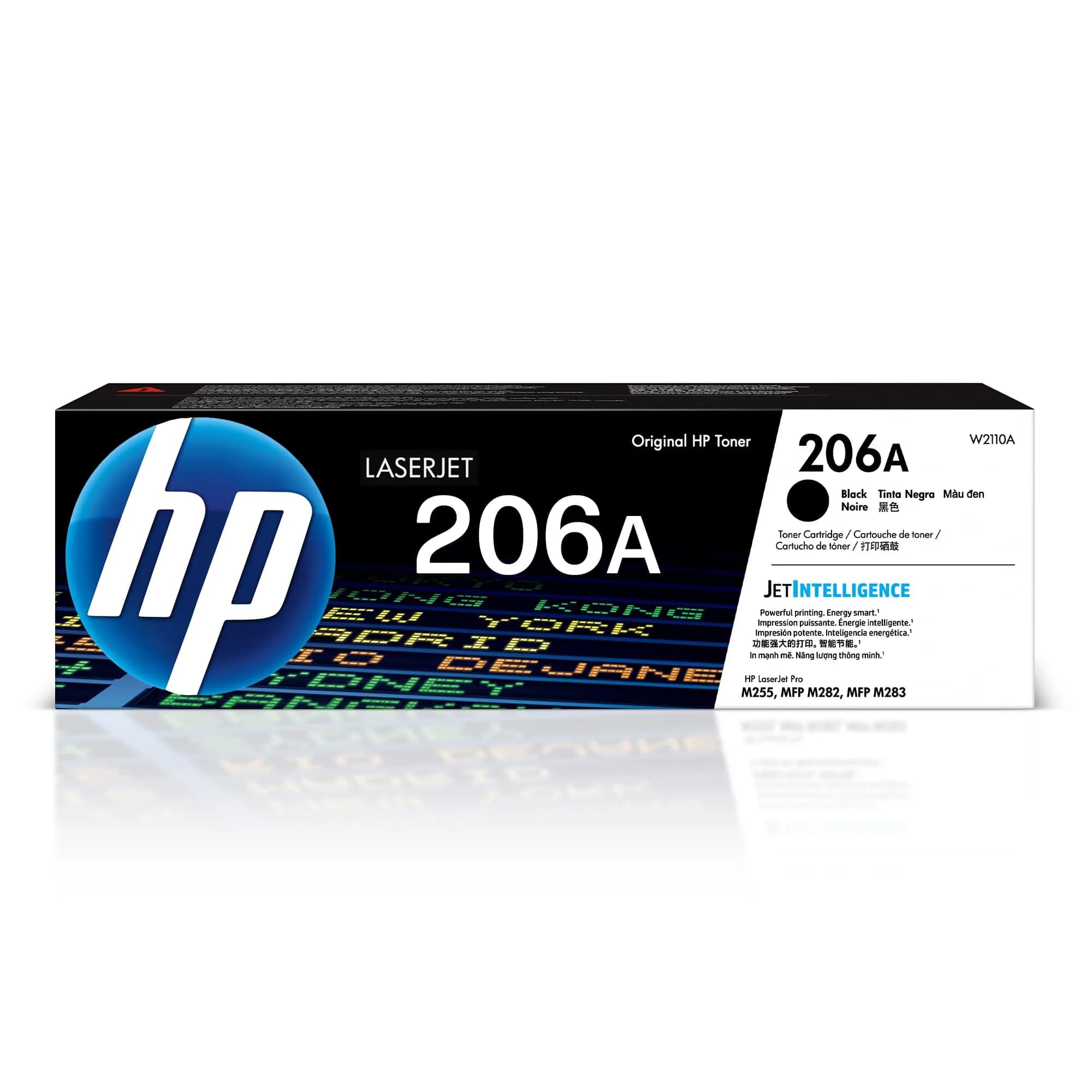 HP 206A Black Toner Cartridge W2110A | Authentic USA Import for HP Color LaserJet Pro Printers - main product image