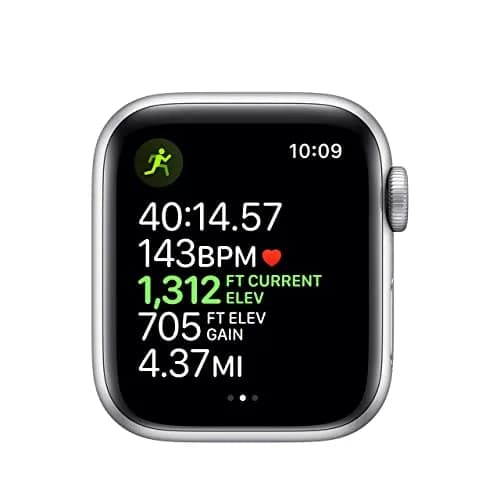 Apple Watch Series 5 GPS + Cellular 40mm Silver Aluminum Case with White Sport Band | Always-On Retina Display thumbnail 4