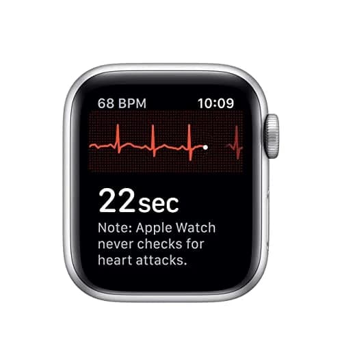 Apple Watch Series 5 GPS + Cellular 40mm Silver Aluminum Case with White Sport Band | Always-On Retina Display thumbnail 5
