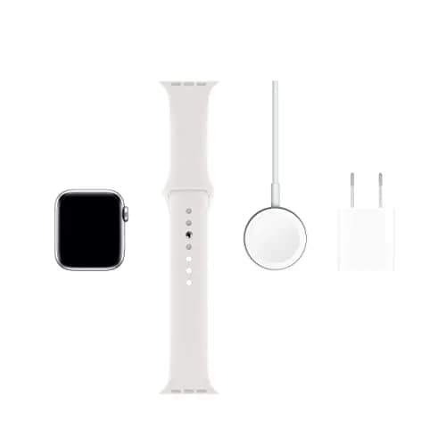 Apple Watch Series 5 GPS + Cellular 40mm Silver Aluminum Case with White Sport Band | Always-On Retina Display thumbnail 6