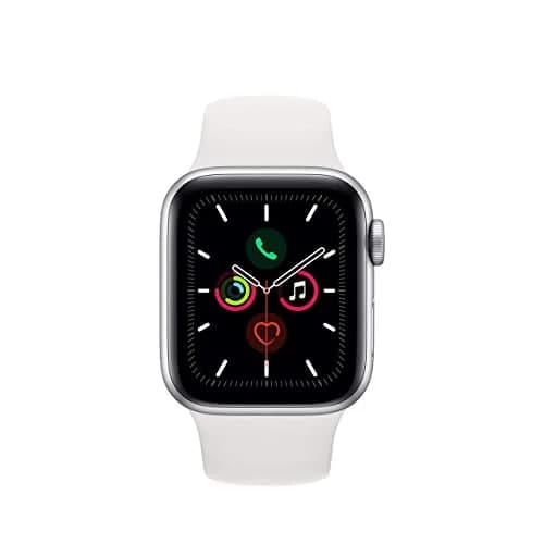 Apple Watch Series 5 GPS + Cellular 40MM Silver Aluminum with White Sport Band | Always-On Retina Display - view 5