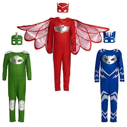 PJ Masks Turbo Blast Gekko Dress Up Set with Soft Mask, Size 4-6X, Green | Kids Toys for Ages 3 Up thumbnail 4