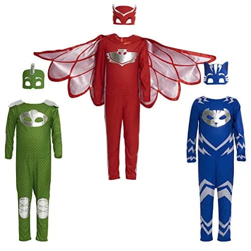 PJ Masks Turbo Blast Gekko Dress Up Set with Soft Mask, Size 4-6X, Green | Kids Toys for Ages 3 Up thumbnail 5