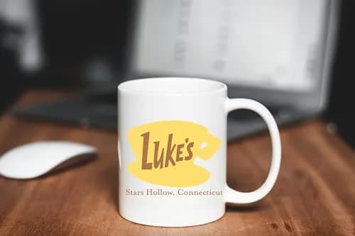 BSM Luke's Vintage Distressed Coffee Mug 11oz | Gilmore Merchandise Gifts Coffee Cup thumbnail 4