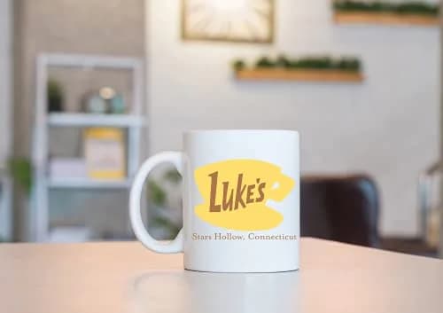 BSM Luke's Vintage Distressed Coffee Mug 11oz | Gilmore Merchandise Gifts Coffee Cup thumbnail 2