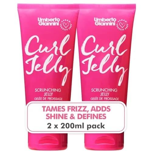 Umberto Giannini Curl Jelly Scrunching Jelly Bundle 200ml (0.811 Fl Oz) | Vegan Frizz Control for Curly Hair thumbnail 1