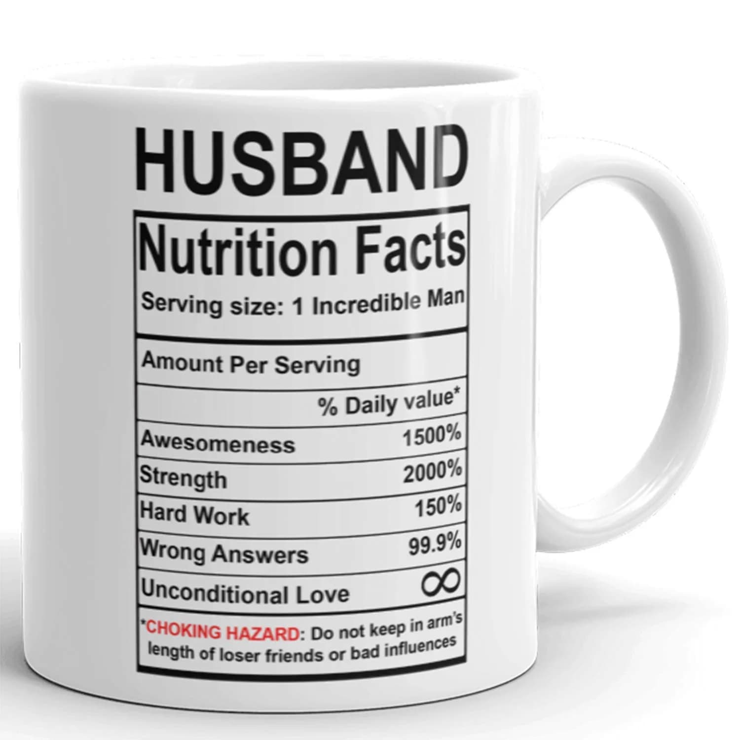 Say Mug?! White Drinking Cup 11oz | Funny Valentine's Day Gift for Husband — Husband Facts