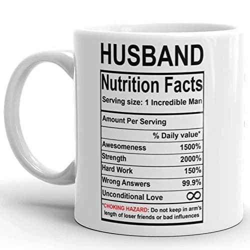 Say Mug?! White Drinking Cup 11oz | Funny Valentine's Day Gift for Husband thumbnail 2