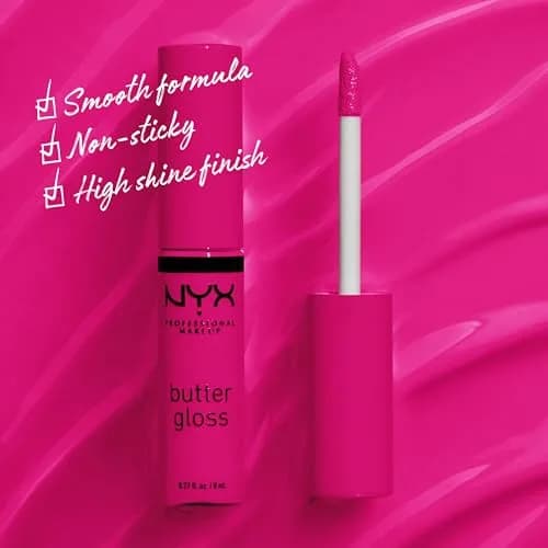 NYX PROFESSIONAL MAKEUP Butter Gloss Bling Lip Gloss in Hustla (7.65 ml) - Vegan & Non-Sticky Shine thumbnail 2