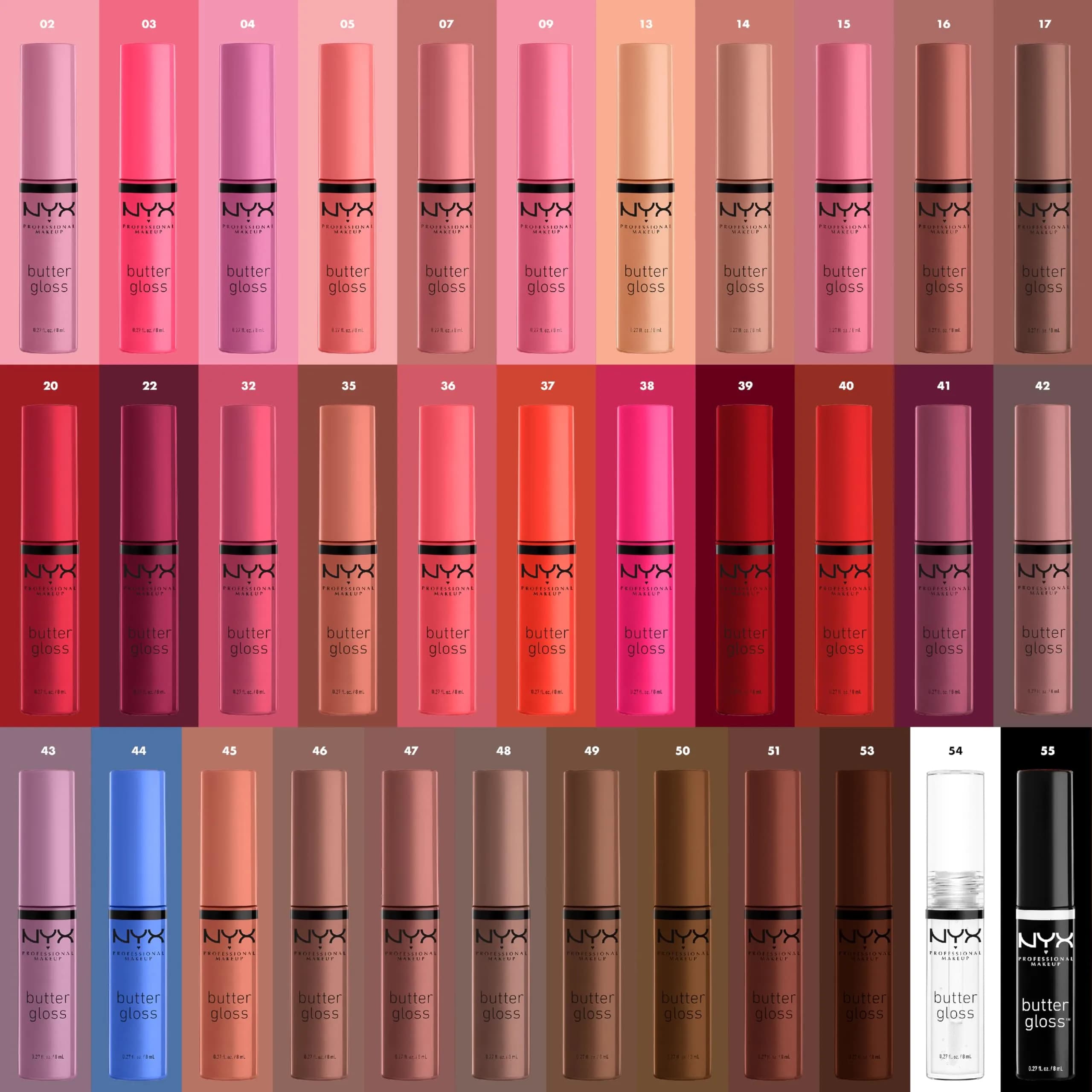 NYX PROFESSIONAL MAKEUP Butter Gloss Lip Gloss - Cranberry Pie (Mauve Purple) 7.9ml (0.27 Fl Oz) | PETA Certified Cruelty-Free - view 4