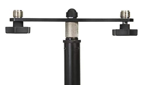 Gator Frameworks 1-to-2 Mic Mount Bar, Fits 5/8 Thread | Dual Mic Holder for Studio & Stage thumbnail 4