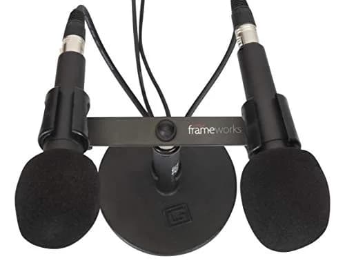 Gator Frameworks 1-to-2 Mic Mount Bar, Fits 5/8 Thread | Dual Mic Holder for Studio & Stage thumbnail 5