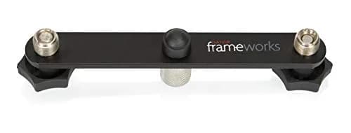 Gator Frameworks 1-to-2 Mic Mount Bar, Fits 5/8 Thread | Dual Mic Holder for Studio & Stage thumbnail 2