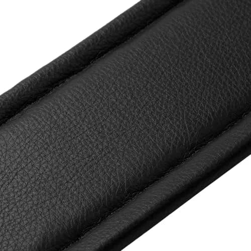 Levy's Leathers Amped Leather Series 3" Wide Guitar Strap with Foam Padding, 76-130cm (37"-51") | Black, USA-Sourced thumbnail 9