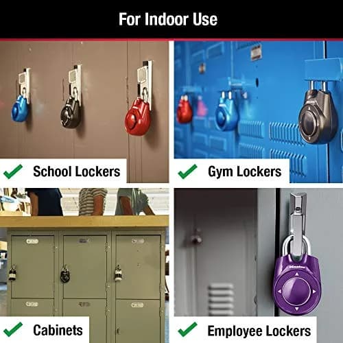 Master Lock 1500iD Set Your Own Directional Combination Padlock, Black | Secure, Durable & Easy to Reset thumbnail 3