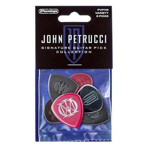 Jim Dunlop John Petrucci Signature Pick Variety Pack - 6 Pack | Signature Guitar Picks for Pros thumbnail 1