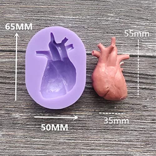 Dekostar Human Organs Shape Silicone Molds,8 Pcs | Food Preparation & Cake Decor (110 chars) thumbnail 5