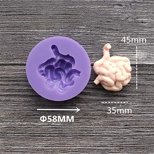 Dekostar Human Organs Shape Silicone Molds,8 Pcs | Food Preparation & Cake Decor (110 chars) thumbnail 6