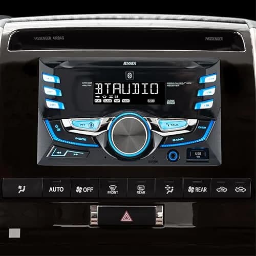 Jensen MPR420 Double DIN Bluetooth Car Stereo, AM/FM Radio, USB Playback | 7" LCD, 4W Power thumbnail 6