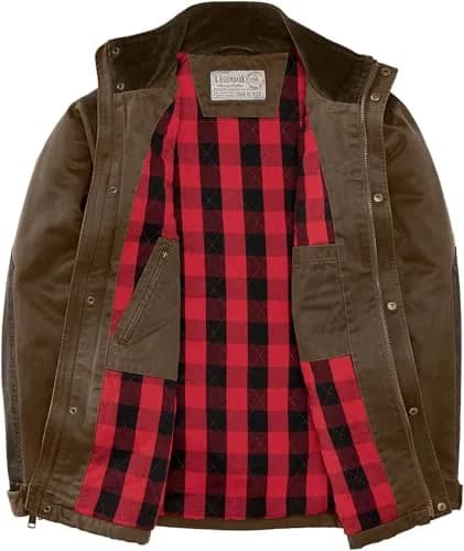Legendary Whitetails Barn Chore Coat Water Resistant Work Jacket | Rugged Cotton & Polyester, Big & Tall thumbnail 4