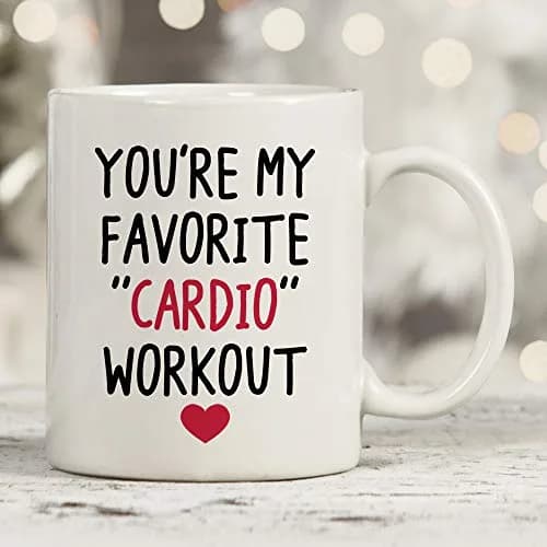 MyCozyCups You're My Favorite Cardio Workout Coffee Mug 11oz | Funny Gift for Husband, Wife, Partner thumbnail 4