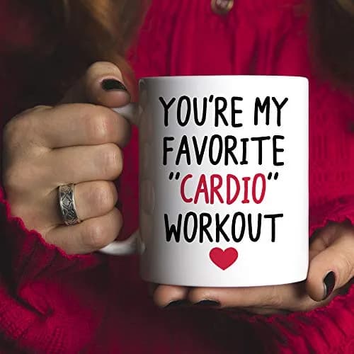 MyCozyCups You're My Favorite Cardio Workout Coffee Mug 11oz | Funny Gift for Husband, Wife, Partner thumbnail 5