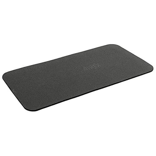 AIREX Fitline 100 Premium Exercise Mat 39" x 20" Charcoal | Supportive, Durable Foam for Home & Water Workouts thumbnail 1