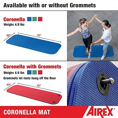 AIREX Coronella Exercise Mat 72" x 23" | Supportive Foam for Home & Gym Workouts thumbnail 5