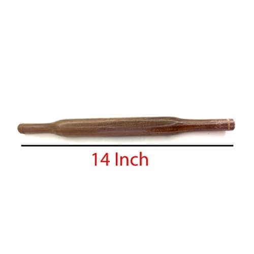 DBY Wooden Chakla Belan Set for Kitchen – Natural Wood Rolling Board & Pin for Chapati, Roti, Puri, Dough, Non-Slip Base, Handmade, Indian Traditional Cookware thumbnail 7