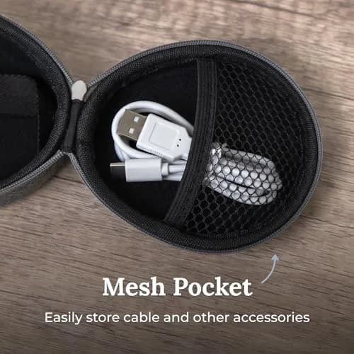 YOGASLEEP Crush-Resistant Travel Case for Rohm & Hushh Sound Machines | Grey EVA Material, 11.2 cm (4.4 in) Length thumbnail 4