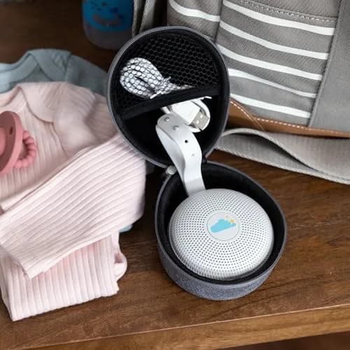 YOGASLEEP Crush-Resistant Travel Case for Rohm & Hushh Sound Machines | Grey EVA Material, 11.2 cm (4.4 in) Length thumbnail 5