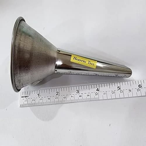Heavens Tvcz Stainless Steel Cones for Sausage | Durable Food Funnel 3.25" & 5.50" thumbnail 6