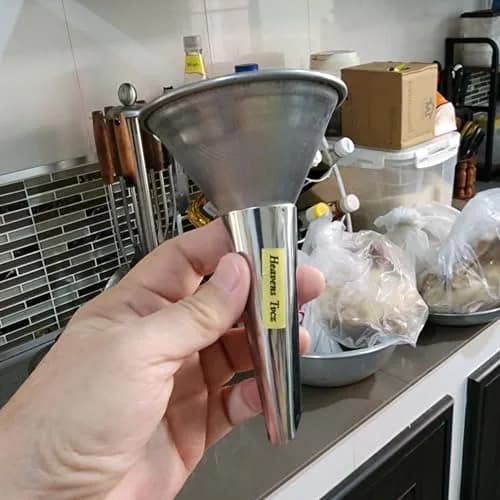 Heavens Tvcz Stainless Steel Cones for Sausage | Durable Food Funnel 3.25" & 5.50" thumbnail 7