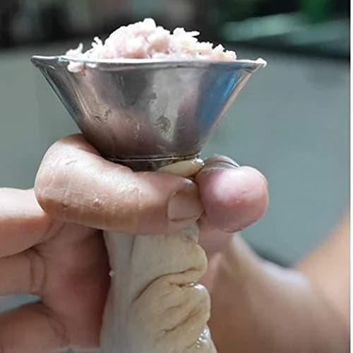 Heavens Tvcz Stainless Steel Cones for Sausage | Durable Food Funnel 3.25" & 5.50" thumbnail 3