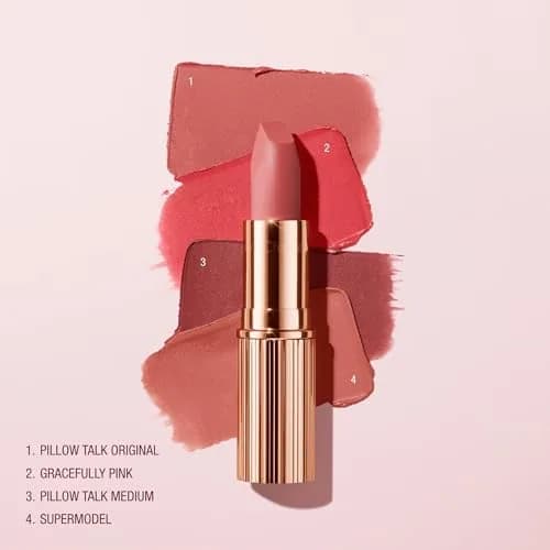 Charlotte Tilbury Matte Revolution Lipstick Pillow Talk Medium | Long Lasting, Hydrating, Matte Finish thumbnail 6