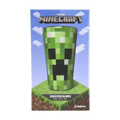 Paladone Minecraft Creeper Glass Tumbler 450ml (15.2 oz) | Officially Licensed Gaming Collectible thumbnail 7