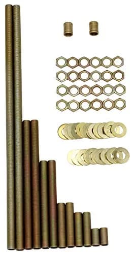 Creative Hobbies 64 Piece Lamp Repair Hardware Assortment Pack | Complete, Versatile & USA Imported (70-120 chars) thumbnail 1