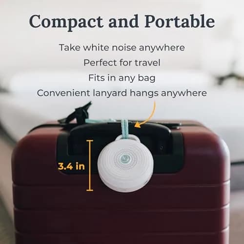 YOGASLEEP Rohm Portable White Noise Machine & Travel Case | 3 Sounds, 24-Hr Battery, USB Rechargeable, Noise Blocking thumbnail 5