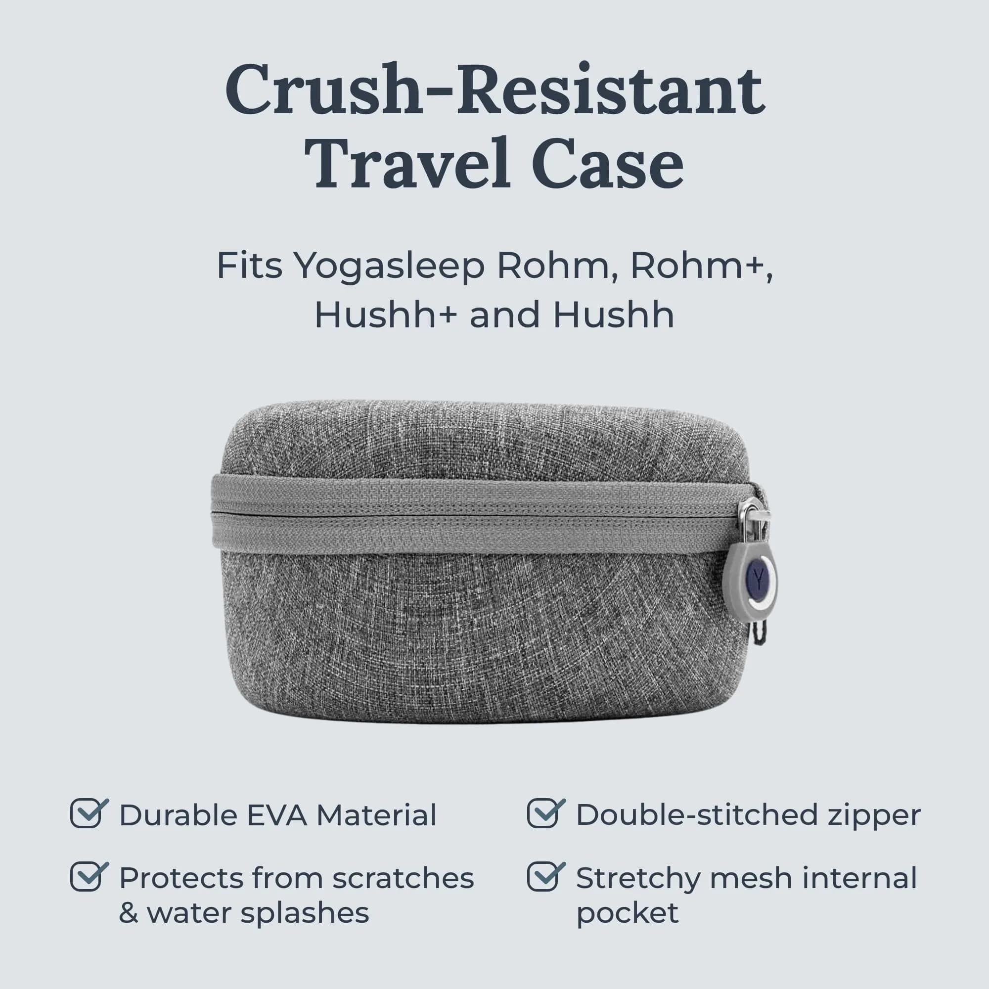 YOGASLEEP Rohm Portable White Noise Machine & Travel Case | 3 Sounds, 24-Hr Battery, USB Rechargeable, Noise Blocking - view 7