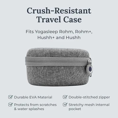 YOGASLEEP Rohm Portable White Noise Machine & Travel Case | 3 Sounds, 24-Hr Battery, USB Rechargeable, Noise Blocking thumbnail 7