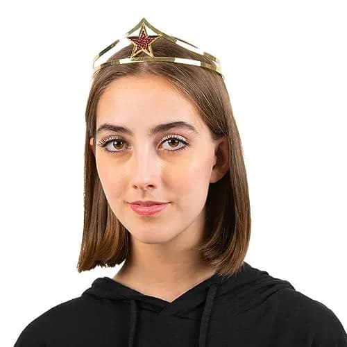Bioworld Wonder Woman Cosplay Gold Tiara | Costume Headwear for Girls (OSFA) thumbnail 5