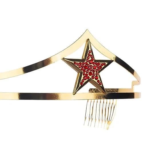 Bioworld Wonder Woman Cosplay Gold Tiara | Costume Headwear for Girls (OSFA) thumbnail 2