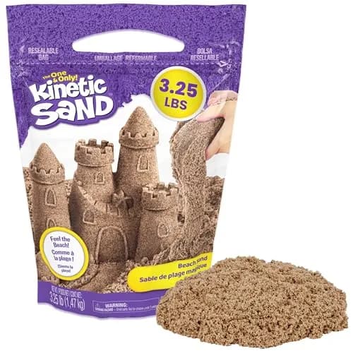Kinetic Sand Beach Sand 1.47 kg (3.25lb) | Sensory Toys for Kids Ages 3+ thumbnail 1