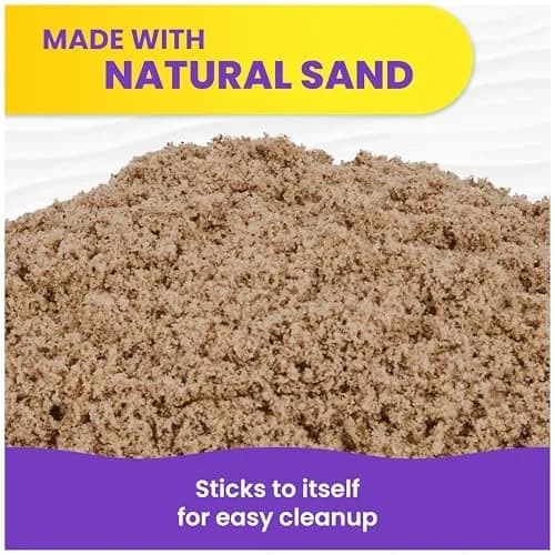 Kinetic Sand Beach Sand 1.47 kg (3.25lb) | Sensory Toys for Kids Ages 3+ thumbnail 4