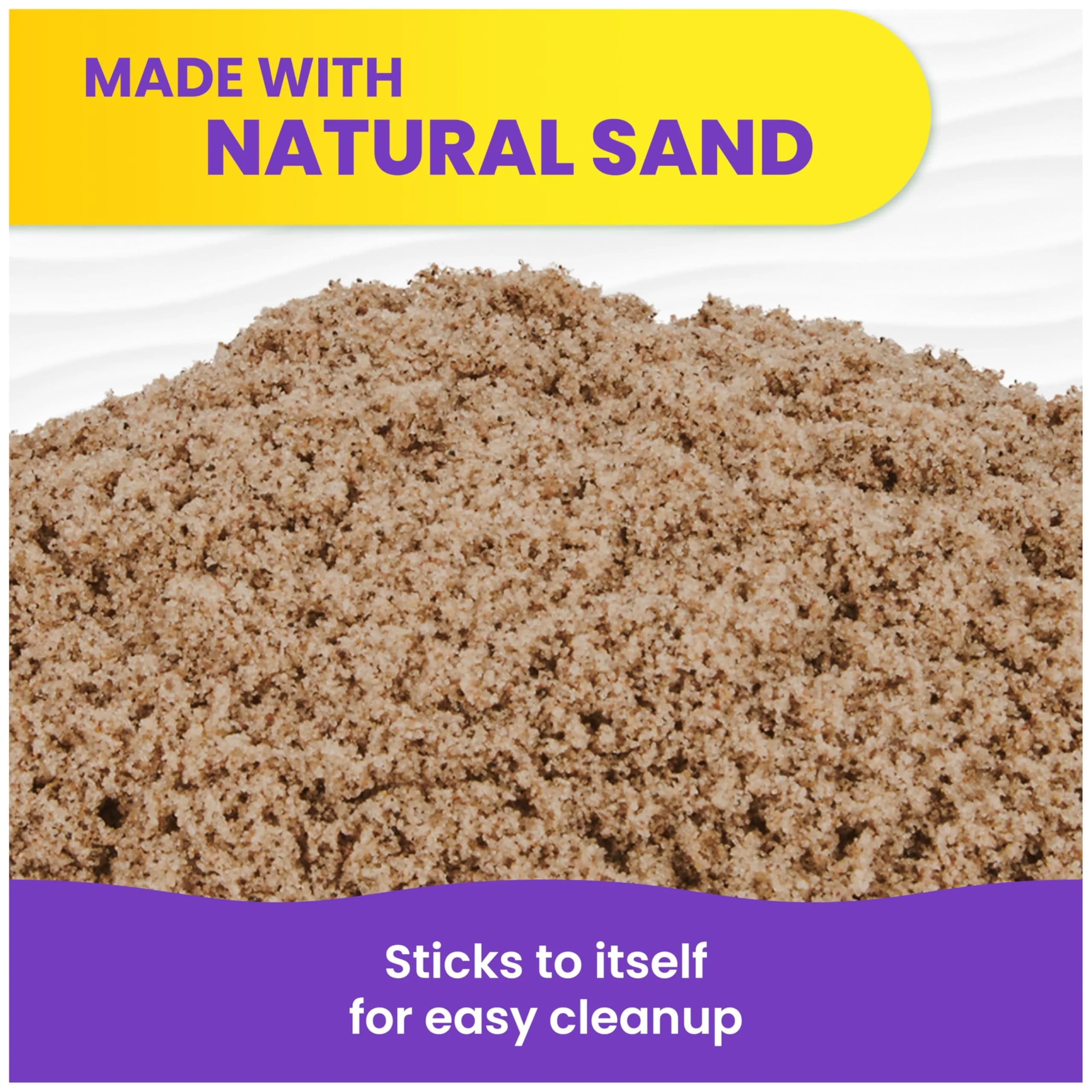 Kinetic Sand Beach Sand 1.47 kg (3.25lb) | Sensory Toys for Kids Ages 3+ - view 4