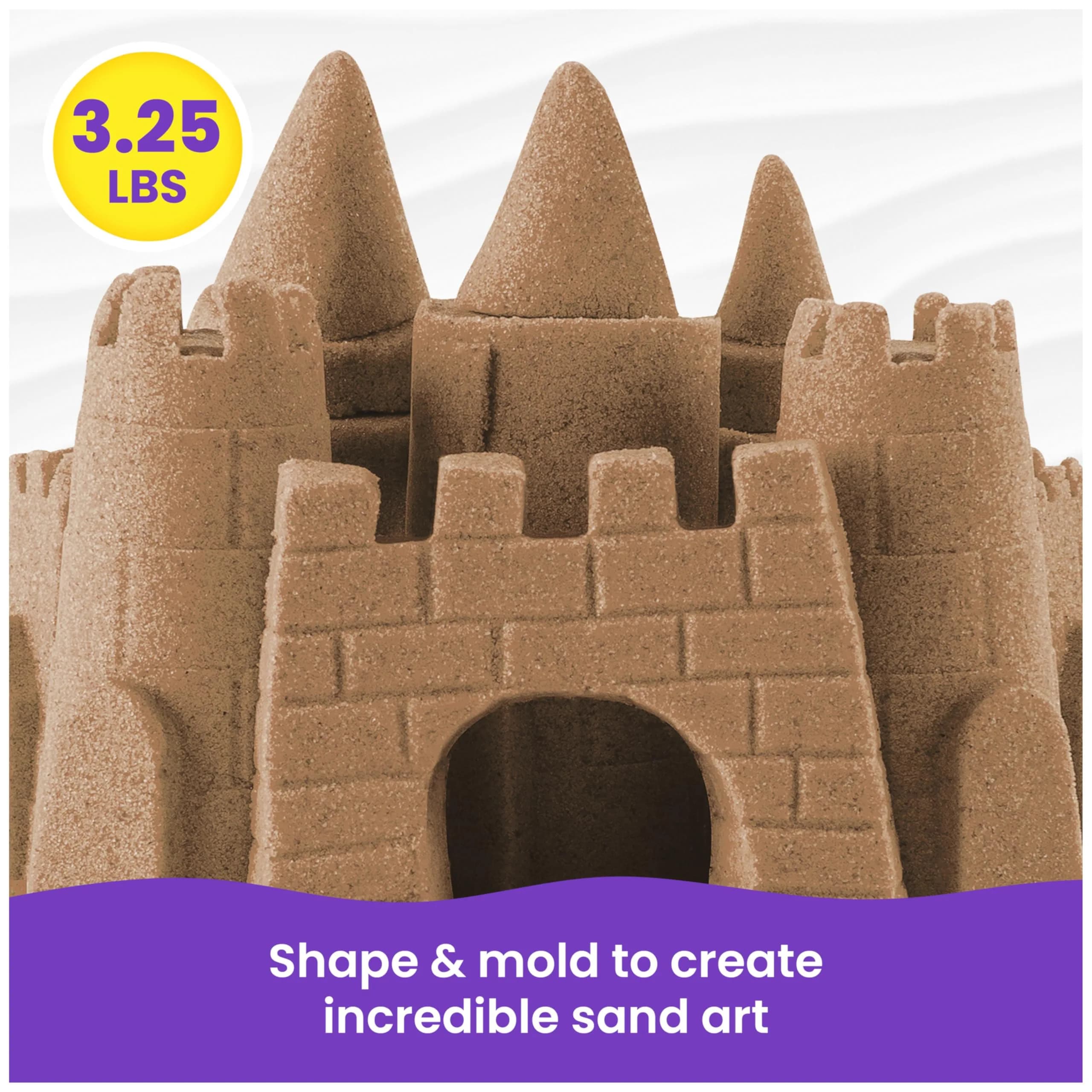 Kinetic Sand Beach Sand 1.47 kg (3.25lb) | Sensory Toys for Kids Ages 3+ - view 3