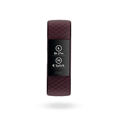 Fitbit Charge 4 Fitness & Activity Tracker with Built-in GPS, Heart Rate, Sleep & Swim Tracking, Rosewood, One Size (S & L Bands Included) thumbnail 2
