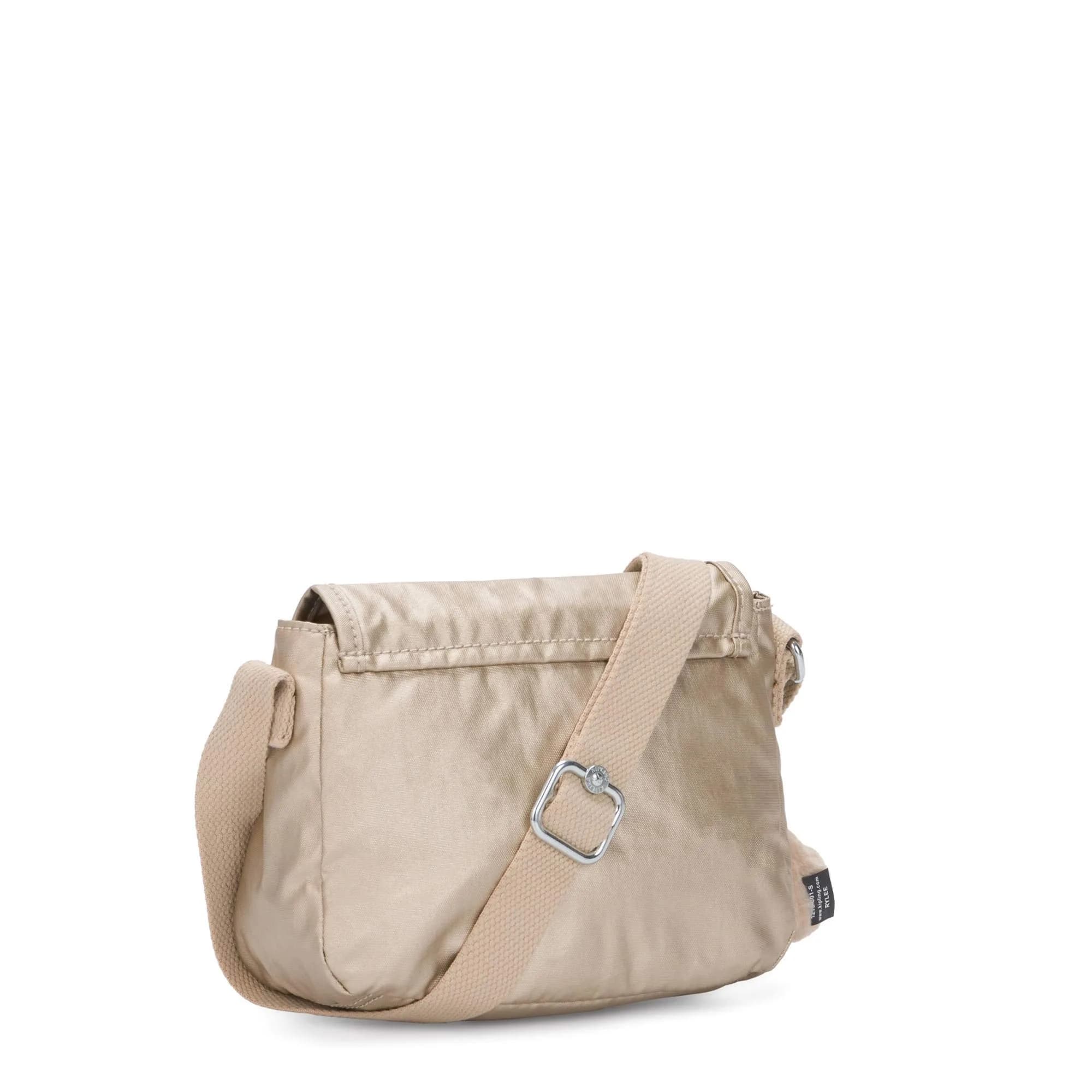 Kipling Sabian Mini Crossbody Bag in Starry Gold Metallic (7.75"L x 5.75"H x 3.25"D) - view 4