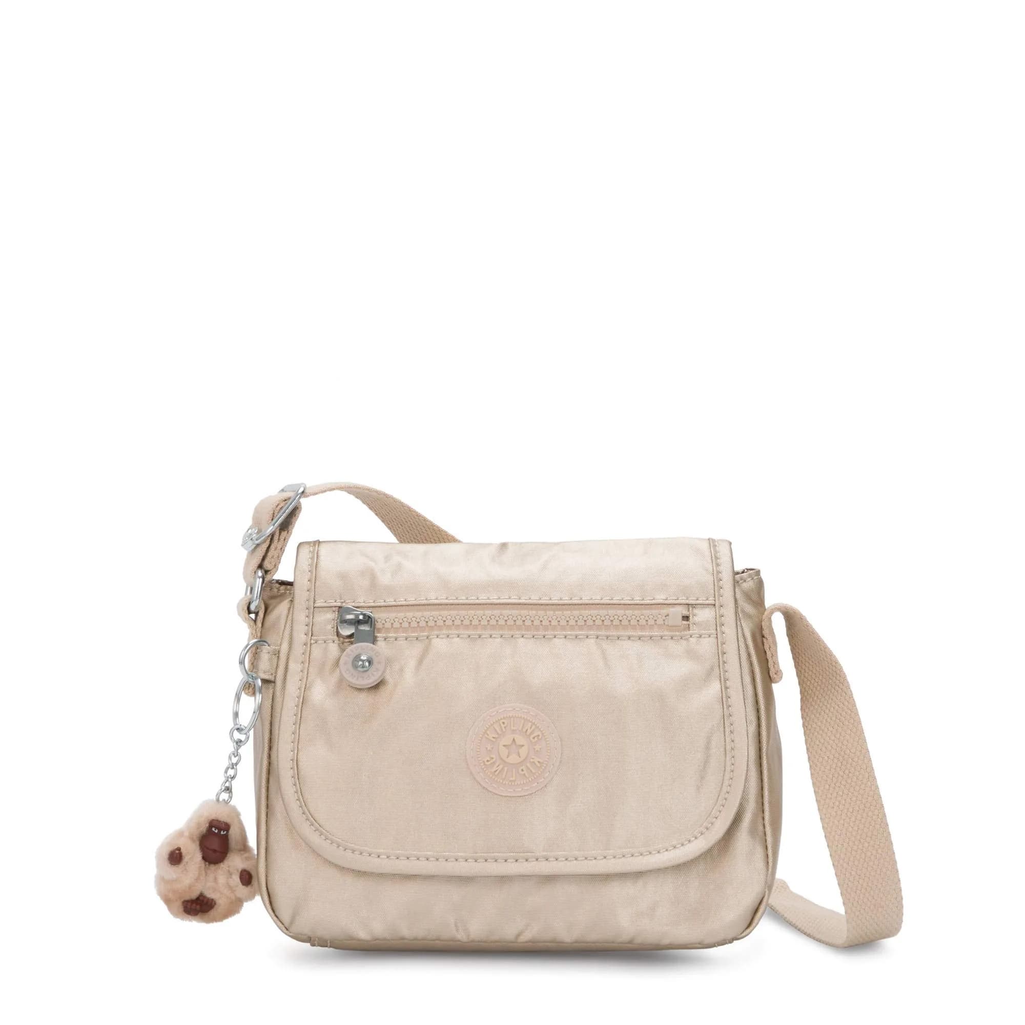 Kipling Sabian Mini Crossbody Bag in Starry Gold Metallic (7.75"L x 5.75"H x 3.25"D) - main product image