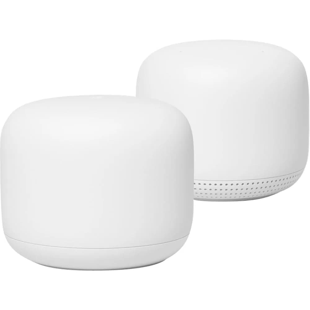 Google Nest Wifi Router with 1 Point - Snow - AC2200 Mesh WiFi System for 2200 Sq Ft - main product image